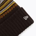 Czapka zimowa damska New Era Rail Isle Cuff Knit Beanie dark brown 3
