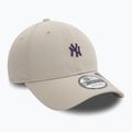 Czapka z daszkiem New Era Repreve Mini Logo 9FORTY New York Yankees light beige