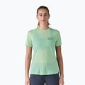 Koszulka damska Patagonia Cap Cool Merino Blend Graphic Shirt fitz roy strata: rinsed green