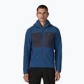 Kurtka softshell męska Patagonia R2 TechFace Hoody clement blue