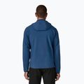 Kurtka softshell męska Patagonia R2 TechFace Hoody clement blue 3