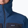 Kurtka softshell męska Patagonia R2 TechFace Hoody clement blue 6