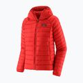 Kurtka puchowa damska Patagonia Down Sweater Hoody sizzle red