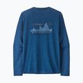 Longsleeve męski Patagonia Cap Cool Daily Graphic Shirt '73 skyline/clement blue x-dye
