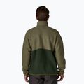 Bluza trekkingowa męska Patagonia Retro Pile 1/2 Snap P/O old growth green 3