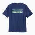 Koszulka męska Patagonia Boardshort Logo Pocket Responsibili clement blue 3