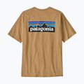 Koszulka męska Patagonia P-6 Logo Responsibili-Tee talon gold 3