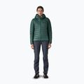 Kurtka puchowa damska Patagonia Down Sweater Hoody cascade green 2