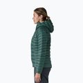 Kurtka puchowa damska Patagonia Down Sweater Hoody cascade green 4