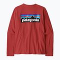 Longsleeve damski Patagonia P-6 Logo Responsibili-Tee potters red 2