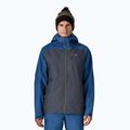 Kurtka narciarska męska Patagonia Insulated Powder Town smolder blue w/clement blue