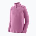 Bluza damska Patagonia Cap Termal Weight Zip Neck brisk purple