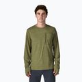 Longsleeve męski Patagonia Capilene Cool Sun caper green/buckhorn green x-dye