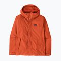 Kurtka przeciwdeszczowa męska Patagonia Outdoor Everyday Rain coal orange 6