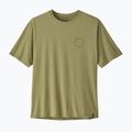 Koszulka trekkingowa męska Patagonia Cap Cool Daily Shirt - Spoke Stencil gumtree green - light gumtree green x-dye