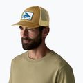 Czapka z daszkiem damska Patagonia Flying Fish LoPro Trucker flying fish fork/bobcat brown
