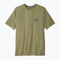 Koszulka trekkingowa męska Patagonia Great Waves Responsibili Tee gumtree green