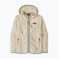 Bluza polarowa damska Patagonia Retro Pile Hoody natural w/ellwood green 4