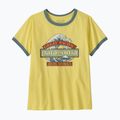 Koszulka damska Patagonia Great Waves Ringer Tee lemon zest