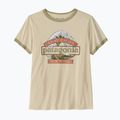 Koszulka damska Patagonia Great Waves Ringer Tee undyed natural