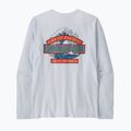 Longsleeve trekkingowy męski Patagonia Great Waves Responsibili Tee white 2
