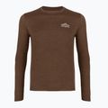 Longsleeve trekkingowy męski Patagonia Cap Cool Daily Hut Tripper LS berm brown - light berm brown x-dye