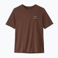 Koszulka męska Patagonia Cap Cool Daily Great Waves berm brown - light berm brown x-dye