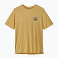Koszulka męska Patagonia Cap Cool Daily Great Waves limestone yellow - light limestone yellow x-dye