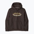 Bluza męska Patagonia '95 Oval Logo Uprisal Hoody Den Brown: Heliotropic