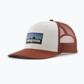 Czapka z daszkiem Patagonia P-6 Logo Trucker Hat white w/rusty red