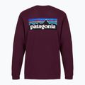 Longsleeve męski Patagonia P-6 Logo Responsibili berry fig 2