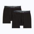 Bokserki termoaktywne męskie icebreaker Merino 150 Anatomica Boxers 2 pary black