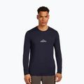 Longsleeve męski icebreaker Merino 150 Tech Lite Road To Cook midnight navy