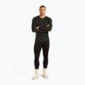 Longsleeve termoaktywny męski icebreaker Merino 200 Oasis Crewe Snow Day black/peridot/aop 5