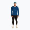 Bluza termoaktywna męska icebreaker Merino 200 Oasis Crewe Snow Day atlantis/topaz/aop 4