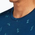 Longsleeve termoaktywny męski icebreaker Merino 200 Oasis Crewe Snow Day atlantis/topaz/aop 6