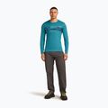 Longsleeve termoaktywny męski icebreaker Merino 200 Oasis Crewe Elevation Line topaz 2