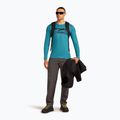 Longsleeve termoaktywny męski icebreaker Merino 200 Oasis Crewe Elevation Line topaz 4