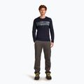 Longsleeve termoaktywny męski icebreaker Merino 200 Oasis Crewe Elevation Line midnight navy 2