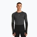 Longsleeve termoaktywny męski Icebreaker Merino 200 Oasis+ LS Crewe 0JI black/jet heather/undyed/cb