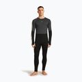 Longsleeve termoaktywny męski Icebreaker Merino 200 Oasis+ LS Crewe 0JI black/jet heather/undyed/cb 2