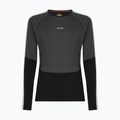 Longsleeve termoaktywny męski Icebreaker Merino 200 Oasis+ LS Crewe 0JI black/jet heather/undyed/cb 7