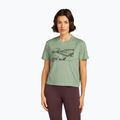 Koszulka damska icebreaker Merino 150 Tech Lite Crop The Climb seaglass