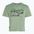 Koszulka damska icebreaker Merino 150 Tech Lite Crop The Climb seaglass 7