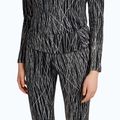 Legginsy termoaktywne damskie icebreaker Merino 260 Tech Vertex High Rise Delta Lines AOP black/snow/j 4