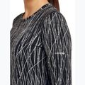 Longsleeve trekkingowy damski icebreaker Merino 260 Tech Vertex Crewe Delta Lines AOP black/snow/j 6