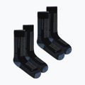 Skarpety narciarskie damskie Icebreaker Merino Ski+ Medium OTC 2 Pack black/dawn/graphite