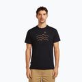 Koszulka męska icebreaker Merino 125 Cool-Lite Sphere Tee Across The Peaks black