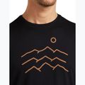 Koszulka męska icebreaker Merino 125 Cool-Lite Sphere Tee Across The Peaks black 6