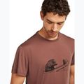 Koszulka męska icebreaker Merino Core Canoe Companions carob 6